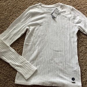 Long sleeve, white, Hollister